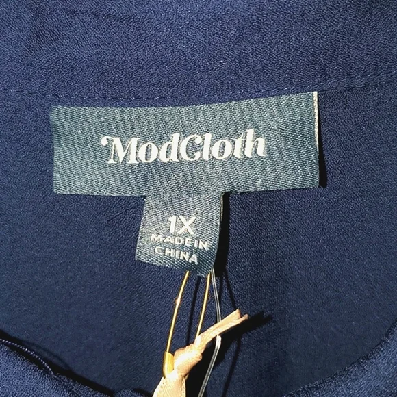 NWT Modcloth Adored Duet Floral A-Line Dress Size 1X - Picture 3 of 10